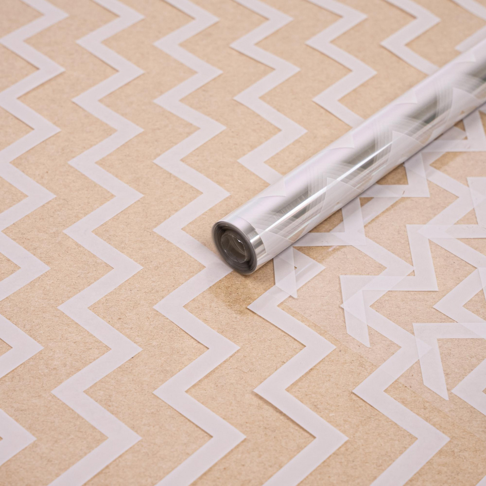 Пленка прозрачная "Зигзаг" (10м)