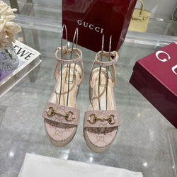 Gucci Horsebit Flatform Sandal