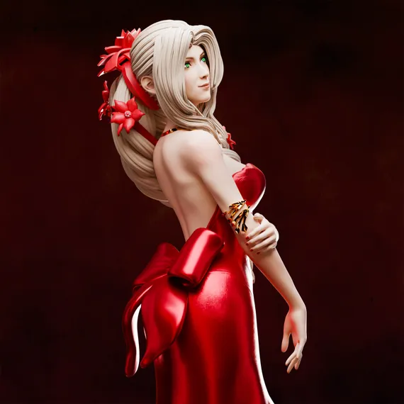 Aerith red dress - Final Fantasy
