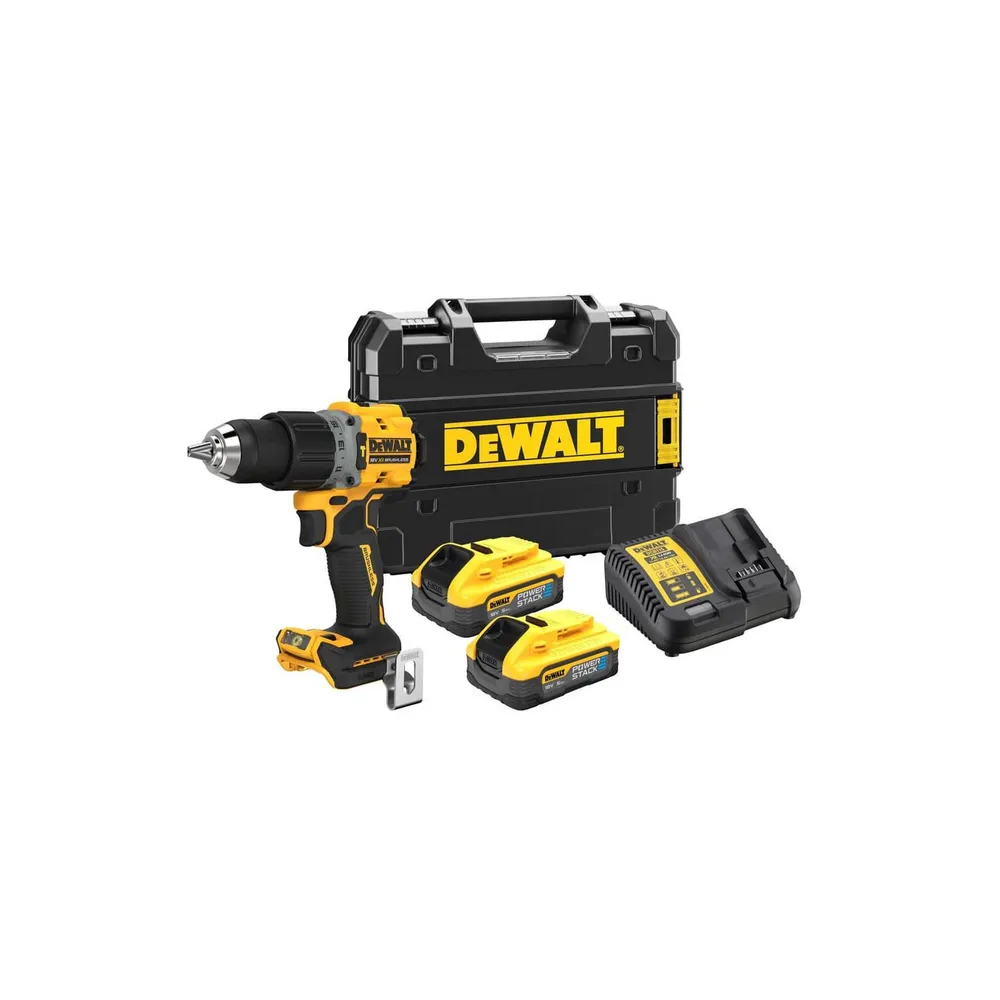 Дрель-шуруповерт DeWalt DCD805H2T аккум. патрон:быстрозажимной (кейс в комплекте)