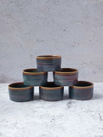 Соусник 2,75" 65 мм, сине-коричневый «Corone Terra»