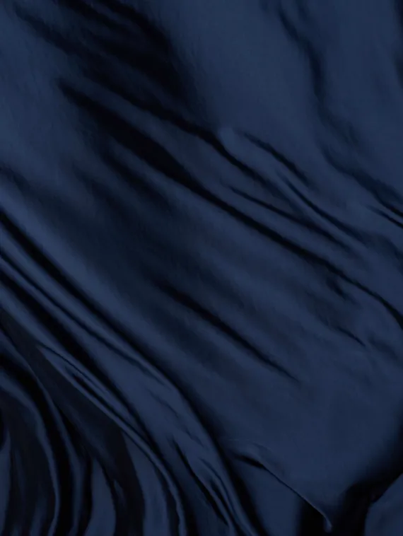 Сатин плательный двусторонний, арт. 2328, Китай, темно-синий