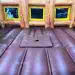 Надувной батут «Лесной Рубеж» для аттракциона Родео, 4*4*2,5 м