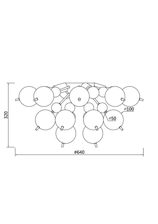 Потолочная люстра Maytoni Bolla MOD133CL-04BS