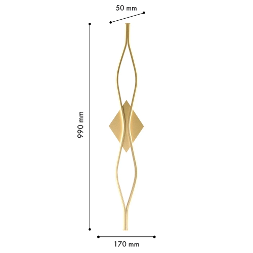 Настенный светодиодный светильник Favourite Mebius 4741-2W