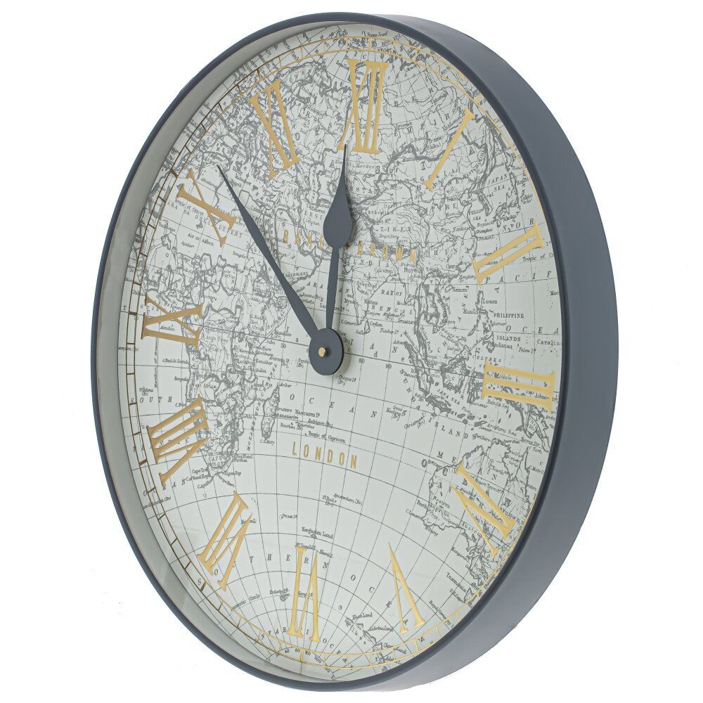 GAEM Часы настенные декоративные, L49,5 W5 H49,5 см, (1xАА не прилаг.)