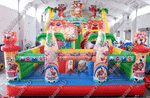 Коммерческий батут "В погоне за медведем 3" 10*6*5 м