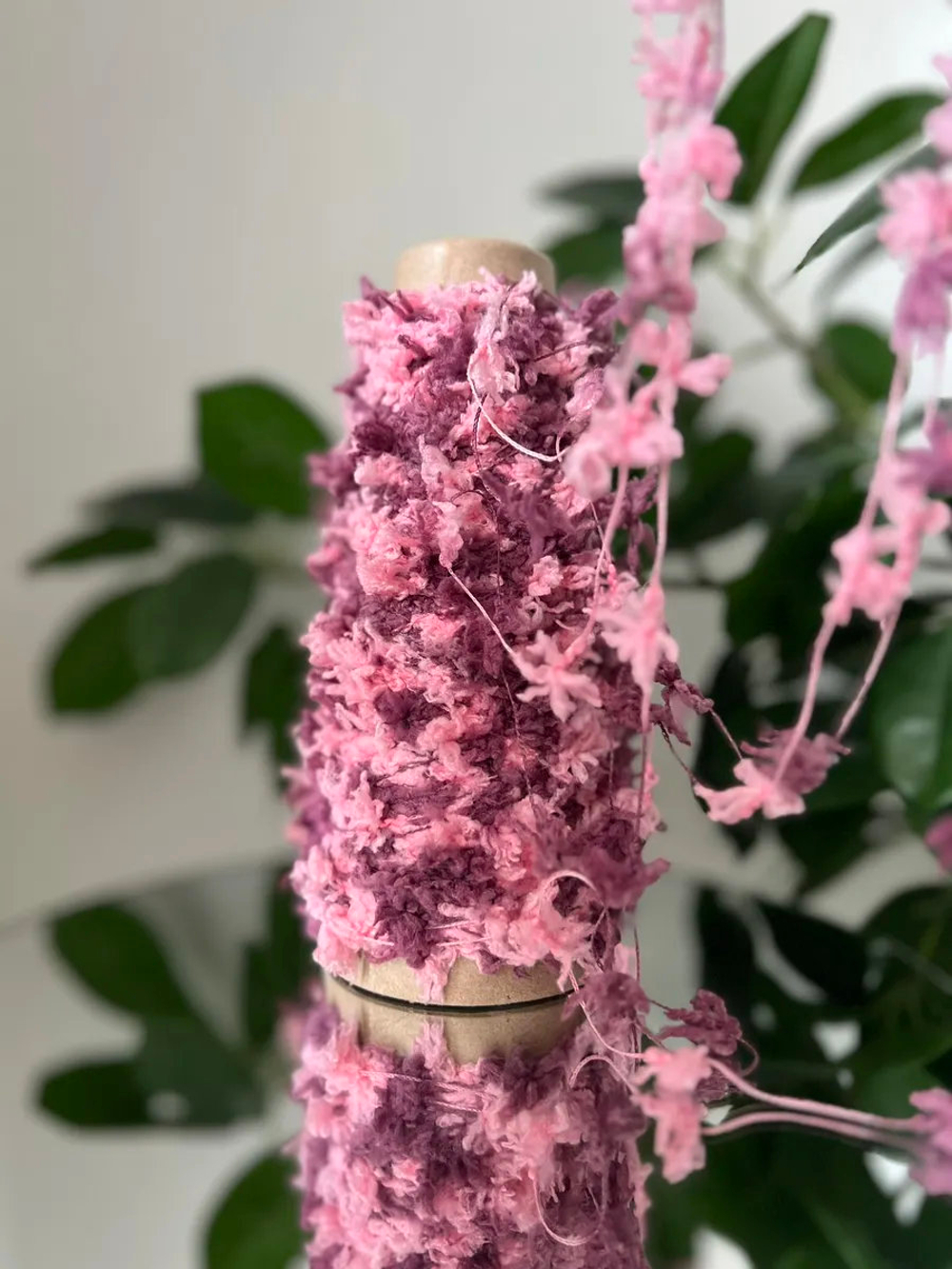 Пряжа Единорог UNICORN мультиколор с шишибриками 50 g