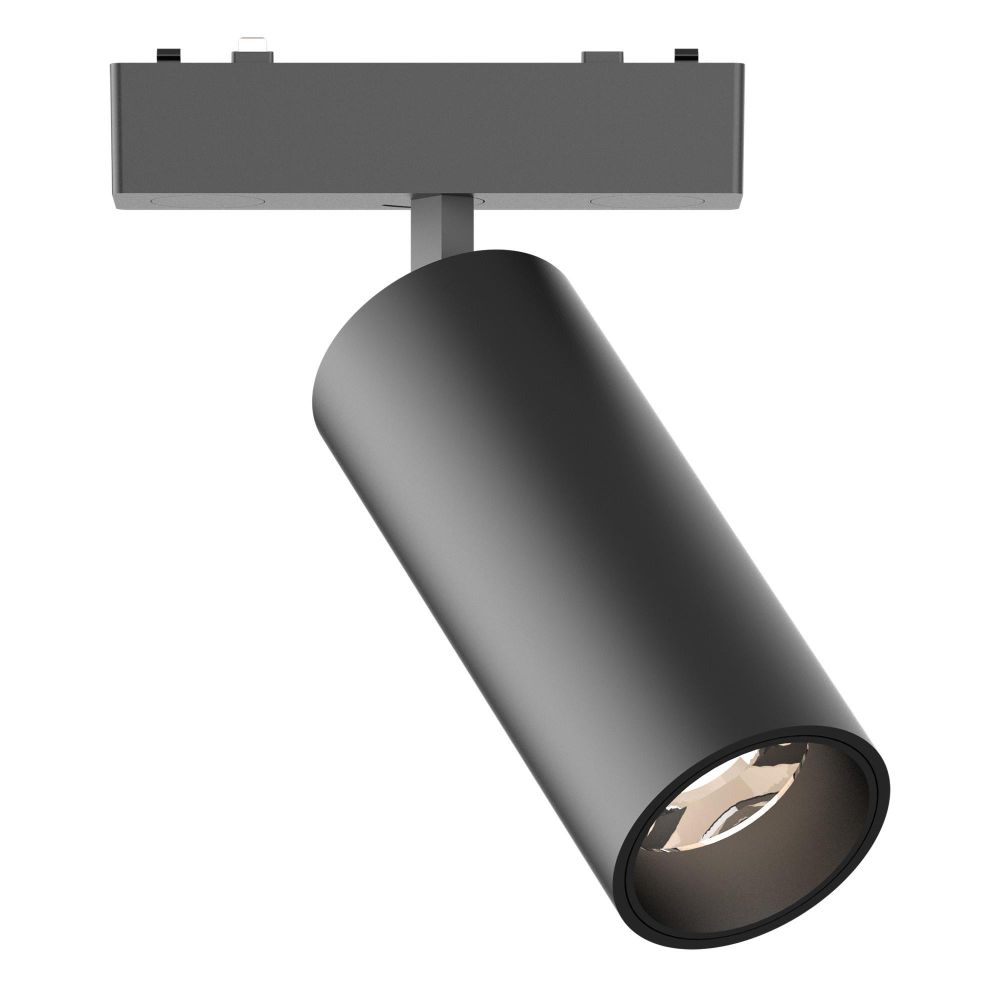 ST677.446.18 Магнитный трековый светильник Черный LED 1*18W 4000K 1 060Lm Ra&amp;gt;90 &amp;gt;90 IP20 D55xH135 48V SKYFLAT
