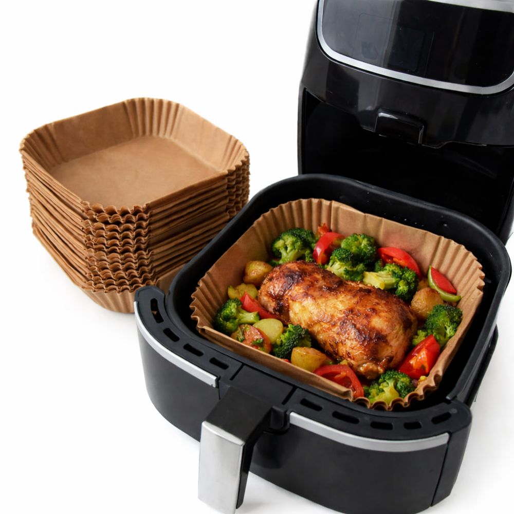 Форма для аэрогриля БУМАЖНАЯ 20*4,5 см в наборе 50 шт, для запекания и выпечки, квадратный Форма для аэрогриля БУМАЖНАЯ 20*4,5 см в наборе 50 шт, для запекания и выпечки, квадратный