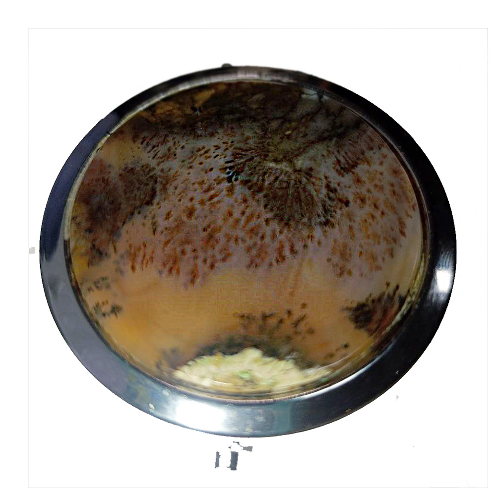 Зеркальце агат моховый