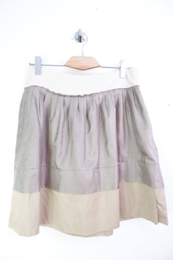 Юбка Orange в красивых оттенках, со слоями из шелка, хлопка, полиэстера 46 размер