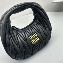Miu Miu Wander matelassé hobo mini-bag