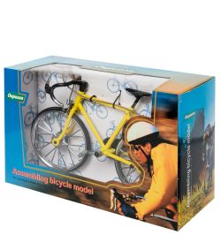 VL-19/3 Фигурка-модель 1:10 Велосипед гоночный «Roadbike» желтый
