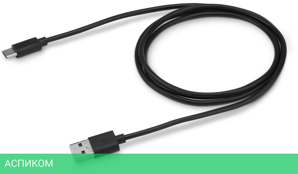 Кабель Buro USB-TC-0.8B2A черный