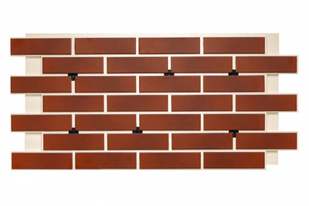 Клинкерная фасадная термопанель ЭППС Cloud Rosa 1150x540