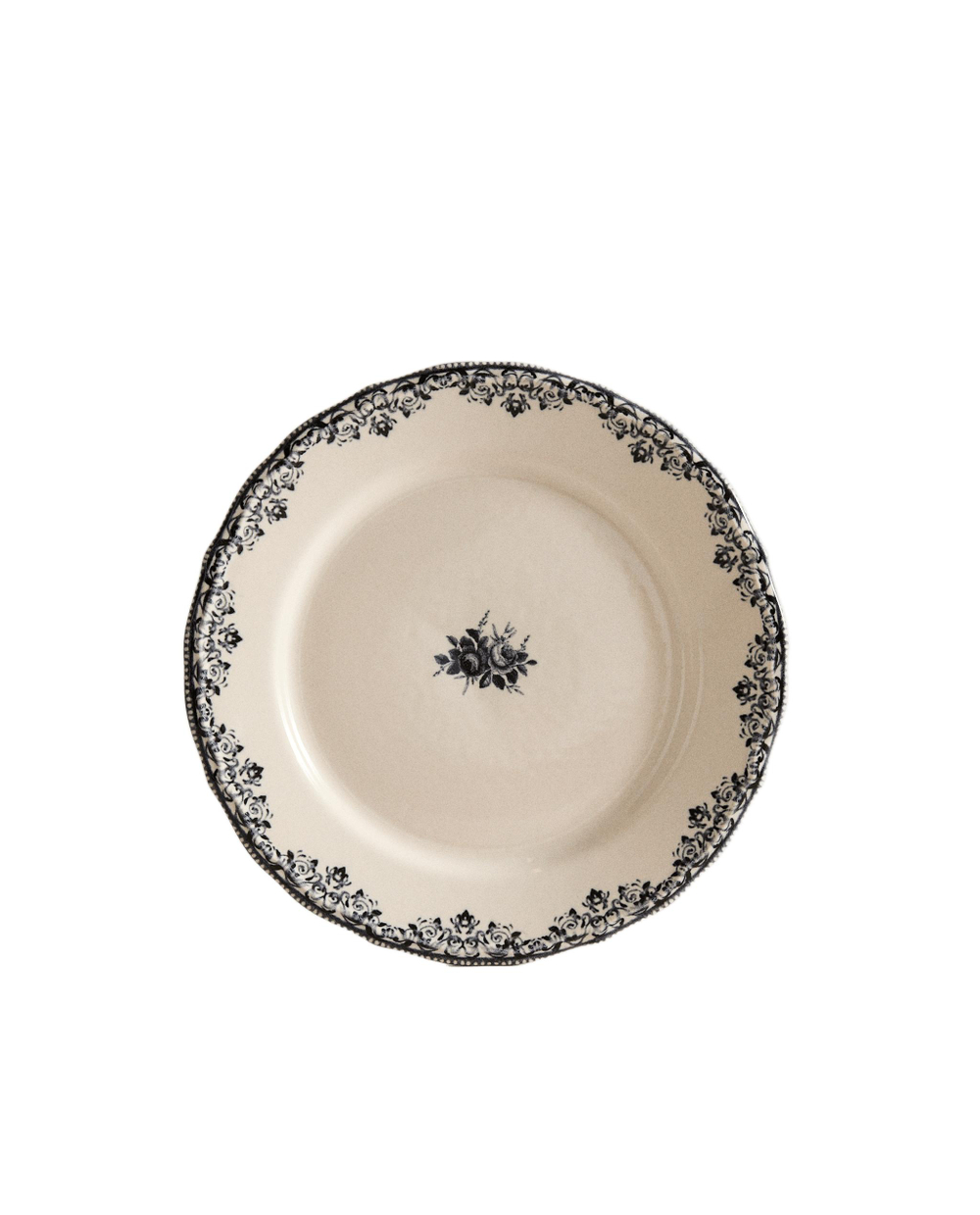 Zara Home тарелка десертная из фаянса, цвет синий, 21.5 см · 8267/202