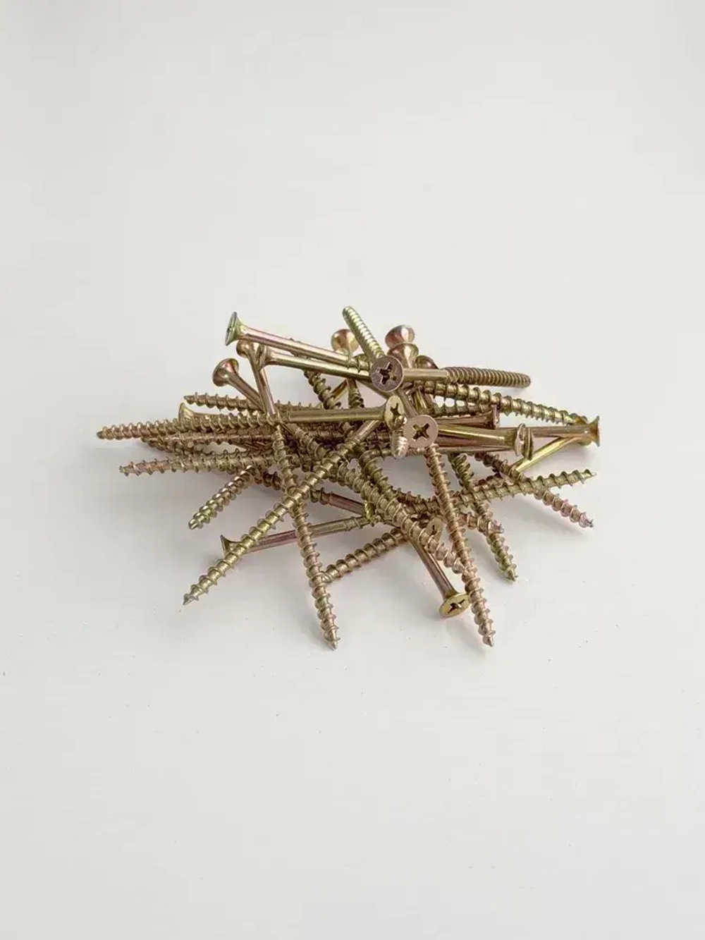 Саморезы по дереву, желтые, 4,2х89 мм, 250 шт.