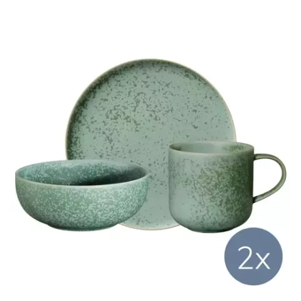 ASA - Набор завтраков Coppa Minto на 2 персоны (6 шт.) / артикул   19140191 + 19100191 + 19293191  / GTIN