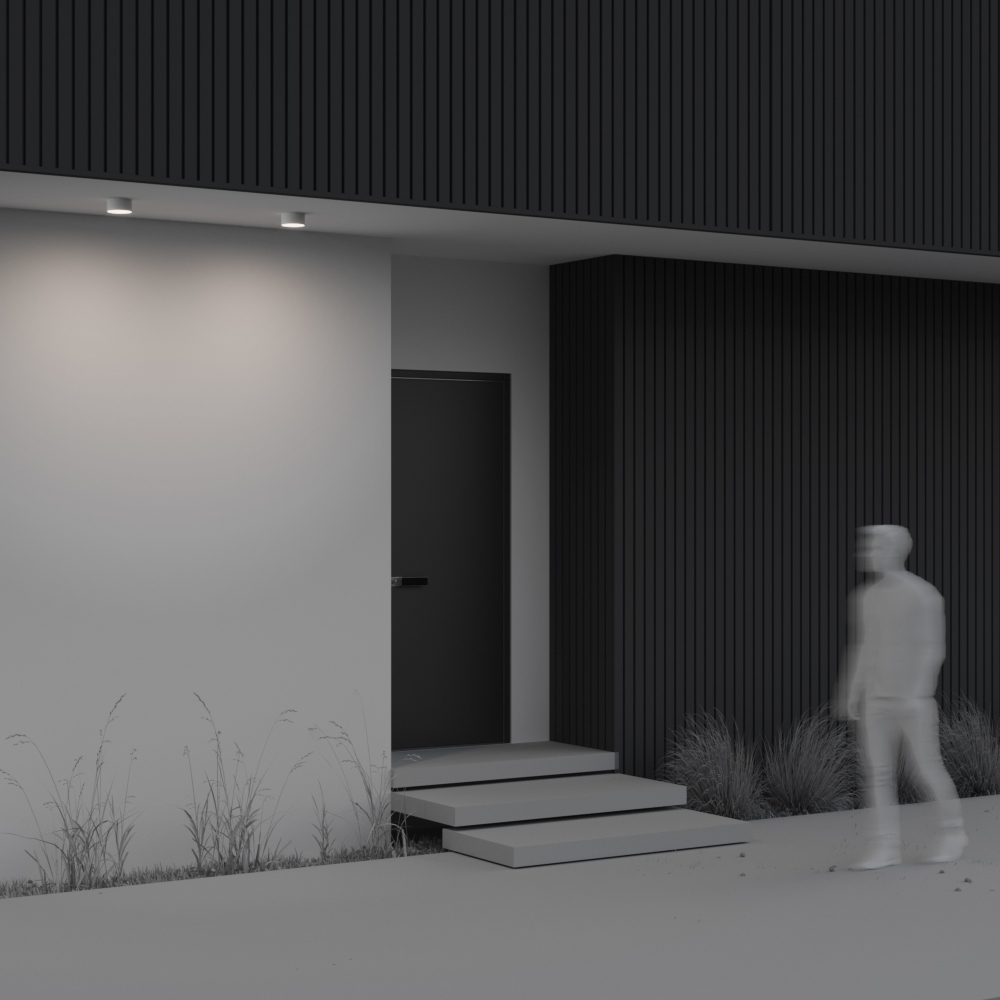 Уличный потолочный светильник Outdoor O430CL-L15W4K