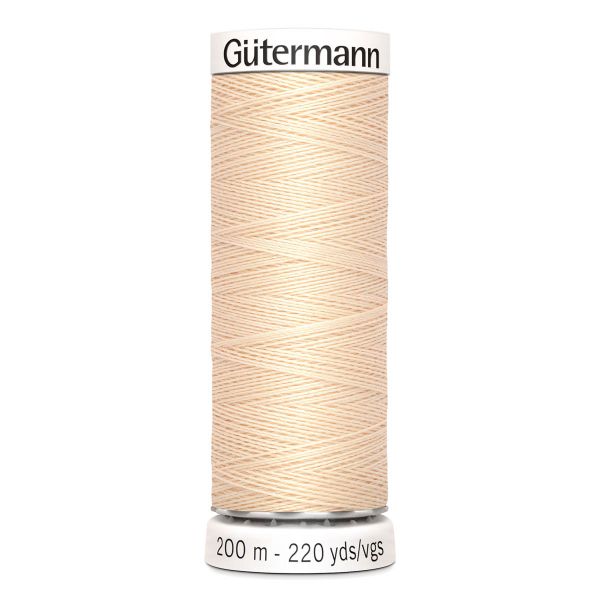 Нитки универсальные Gutermann Sew-all 100 (200 метров), 5 кат. | 005 кремовый