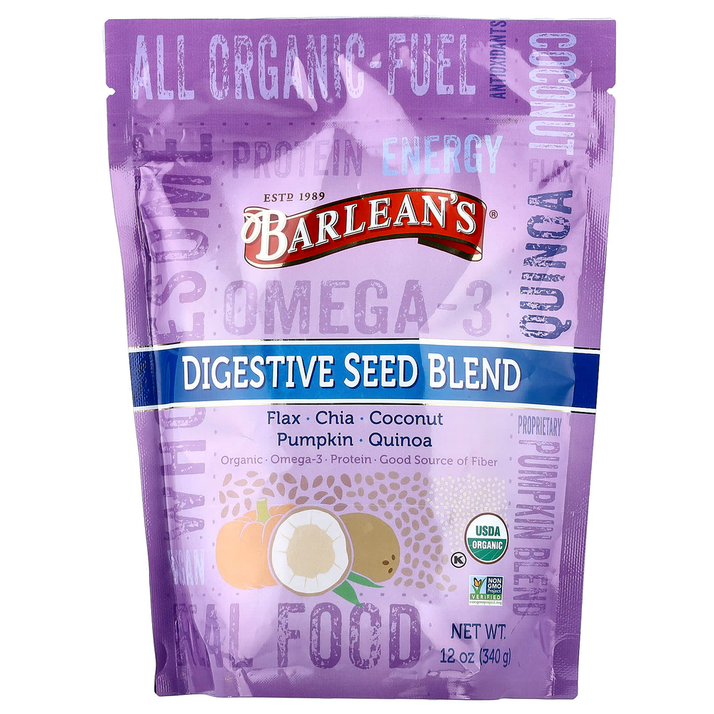 Barlean's, Смесь пищеварительных семян, 340 г (12 унций)