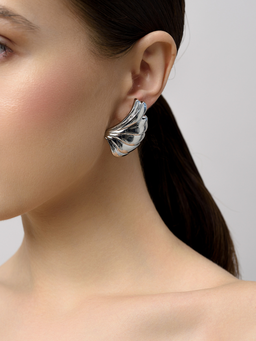 Серьги "Angel's wing" Silver