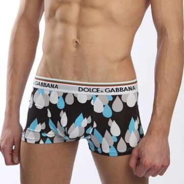 Мужские трусы боксеры Doloe Gabbana Colorful Drops Blue