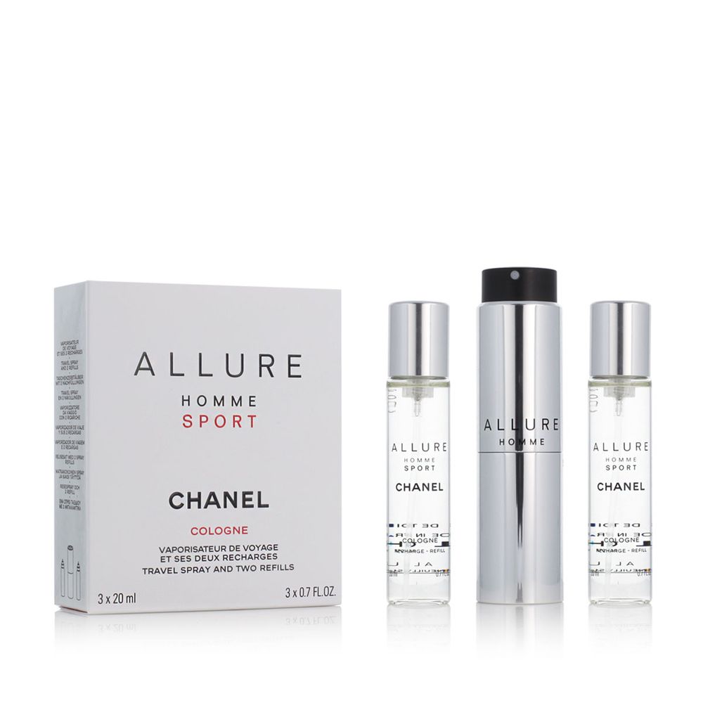 Chanel Allure Homme Sport EDC Refillable 20 ml + EDC Refillable 2 x 20 ml (man) 60 ml