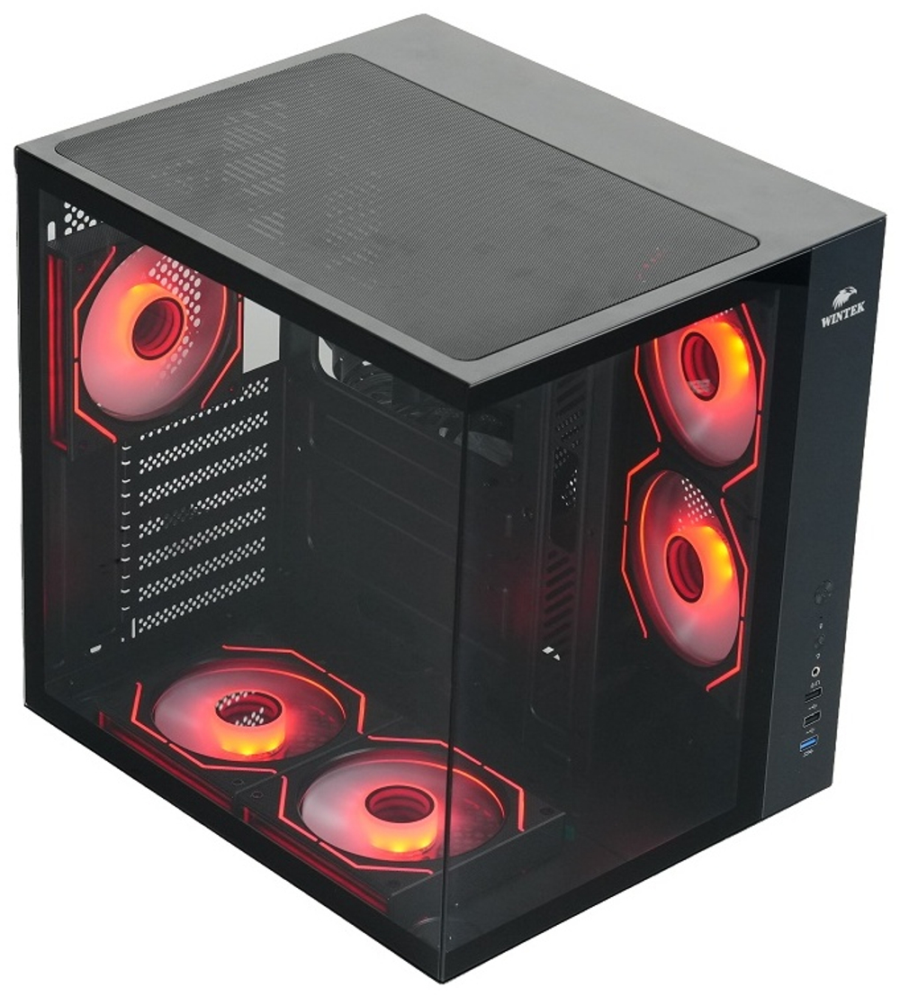 Корпус Wintek Cube Pro V909-B TG черный