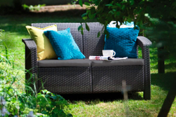 Комплект мебели Corfu Russia Love Seat (2х мест.диван), коричневый