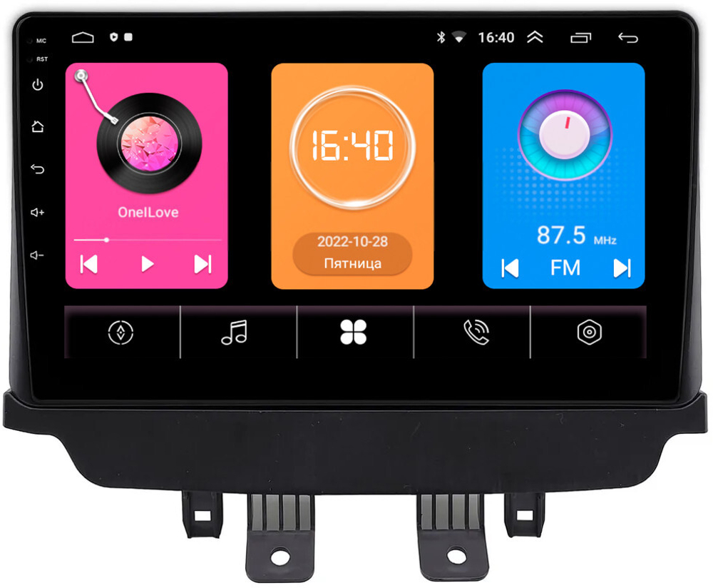 Магнитола для Mazda CX-3 2014-2023 (монохром) - OEM GT9-2110 на Android 10, 2ГБ-16ГБ