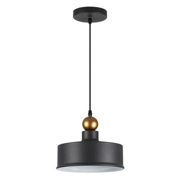 4088/1 PENDANT ODL19 417 темн.серый/золотой Подвес Е27 1*40W BOLLI
