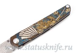 Нож Чебуркова Кори Octopus M390 Ponomarev Forgeфотография - 3