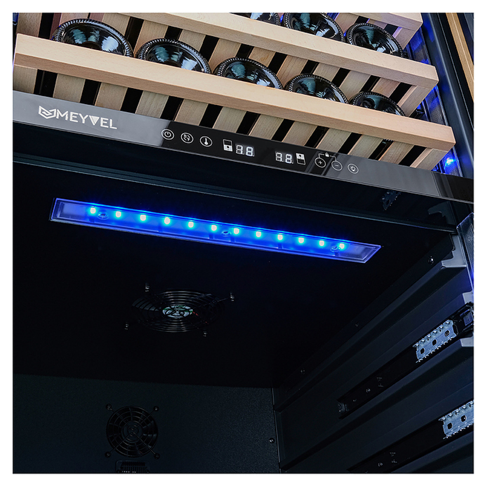 Винный шкаф MEYVEL MV99PRO-KBT2 Натуральный бук