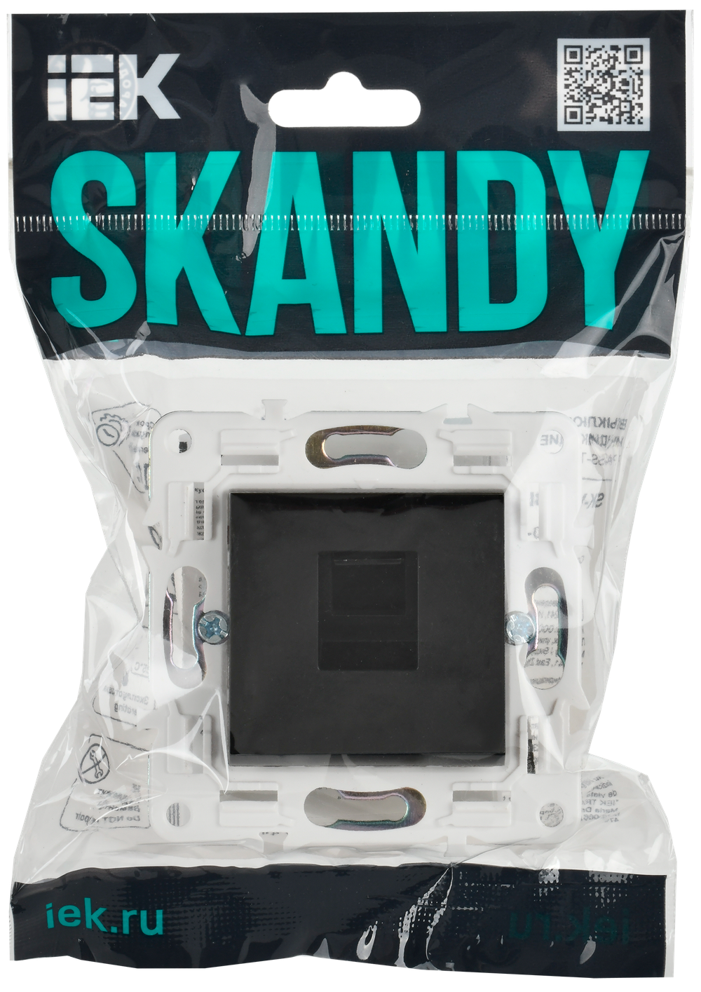 SKANDY Розетка компьютерная RJ45 кат.6 SK-K02Bl черный IEK