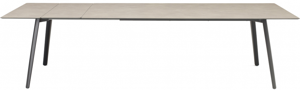 Стол ламинированный раздвижной Scab Design Squid Extendable, антрацит, тортора шпатель