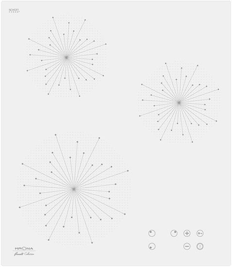 Электрическая варочная панель Krona INIZIO 45 WH