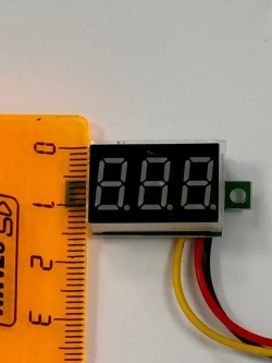 Модуль вольтметра 0-100 Вольт Красный