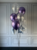 Набор шаров "Сияние бабочек " Дизайн № 1