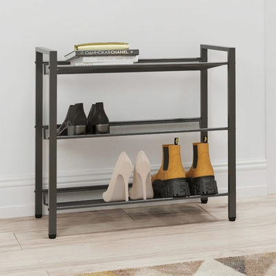 Подставка для обуви 3-х полочная "ТОРОНТО 23" 670*265*610 цвет графит