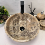 Раковина из оникса Bowl Grey TinLip BO-62969 40*40*15 44
