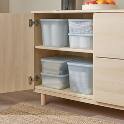 РИКТА RYKTA Контейнер с крышкой 12x18x12 см/1,5 л, голубой