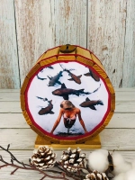 Копилка-бочка "Дельфины"