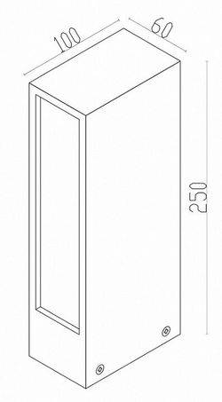 Наземный низкий светильник Maytoni Hof O422FL-L6GF