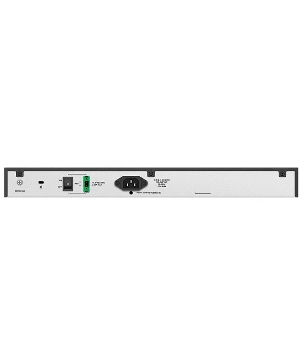 D-Link DGS-3000-28XMP/B1A Управляемый L2 коммутатор с 24 портами 10/100/1000Base-T и 4 портами 10GBase-X SFP+ (24 порта PoE 802.3af/at, PoE-бюджет 370 Вт)