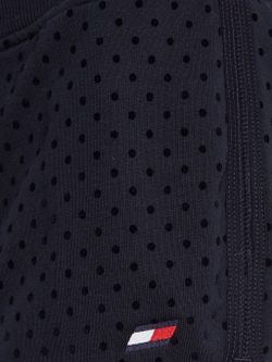 Женские Шорты теннисные Tommy Hilfiger RW Terry Polka Dot Short - desert sky/polka dots