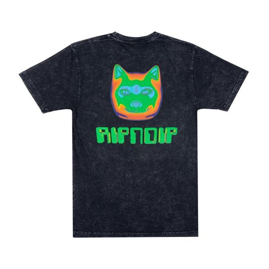 Футболка RIPNDIP Thermal Nermal Tee (Black Vintage Wash)