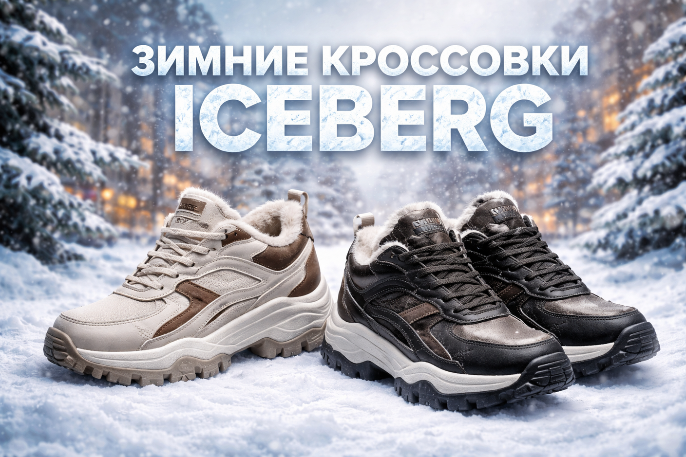 Iceberg зимние кроссовки: стиль, тепло и комфорт в холодное время года