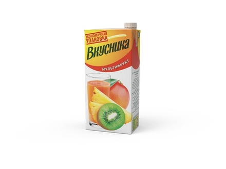 Сок натуральный Вкусника мультифрукт 1,93 л